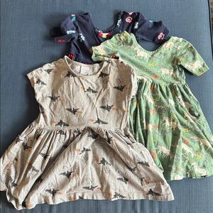 Set of Three Hannah Andersson size 4T Dresses
